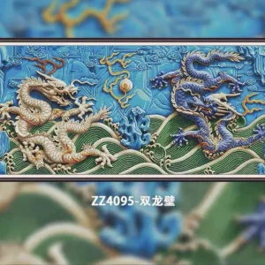 ZZ4095 14CT 190x92cm Pre-Printed Cross Stitch DIY 39 Colors