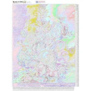 ZZ5000 Flowers Vase 14CT 16CT Printed On Canvas Cross Stitch DIY Set Needlework Embroidery 194 Colors