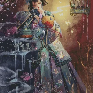 Ancient style beauty 14CT 16CT Printed Canvas Cross Stitch DIY Set Chinese Pattern Kit Home Needlework Embroidery 202 Colors