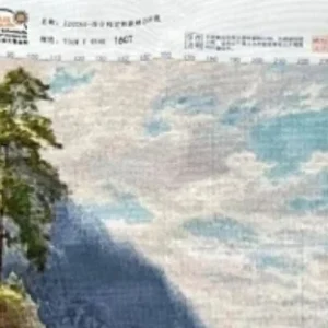 ZZ0265 Canyon River 14CT 16CT Printed On Canvas Cross Stitch DIY Set Needlework Embroidery 131 Colors